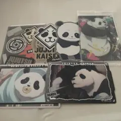 呪術廻戦 パンダ ダイカットステッカーセット2  おまけ付き
