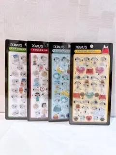 PEANUTS BONBON DROP シール4パックセット