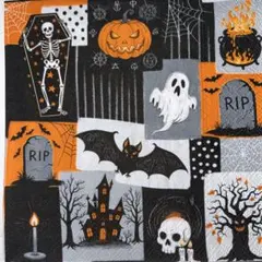 ꕤ︎︎·͜· ︎︎ハロウィン2⑯・4枚セットペーパーナプキン