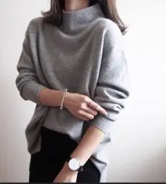 UNIQLO ユニクロ S ハイネック ニット 長袖 セーター モックネック