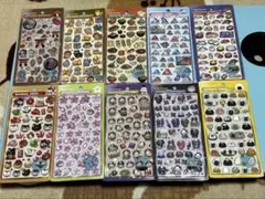 正規品☆ボンボンドロップシール 和柄 10枚セット