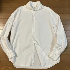 フィナモレ　ドレスシャツ　ホワイト　48　L～XL相当　大きいサイズ　ワイシャツのサムネイル