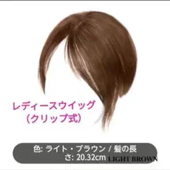 レディース部分ウイッグ♡ライトブラウン