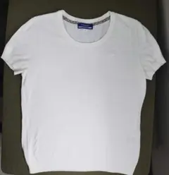 Burberry BLUE LABEL 半袖ニット 白　M カットソー　38