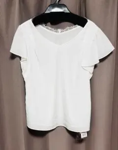 新品　プロポーションボディドレッシング フリル袖 Vネック トップス