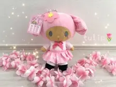 サンリオ　ギャル　マイメロディ　ビッグ　ぬいぐるみ　ポーチ