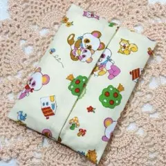 ハンドメイド　ポケットティッシュケース　親子パンダ　パンダ