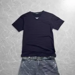 paul smith black rib vneck tee grunge - メルカリ
