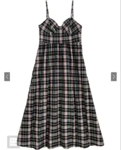 グレイル　チェック柄フレアキャミワンピース[gn241]