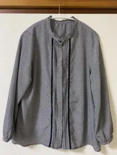 洗える　エニィスィス　anysis フリルスタンドピンタック ブラウスのサムネイル