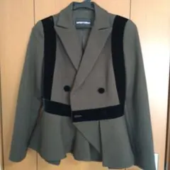 EMPORIO ARMANI オリーブグリーン テーラードジャケットのサムネイル