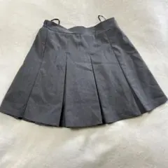 グレー プリーツスカート ミニ　制服　ファッション　ミニスカ　韓国系　JK