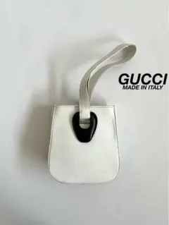 GUCCI ARCHIVE LEATHER MINI HAND BAG
