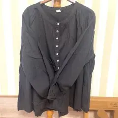 ゼロハチマブ　黒 長袖シャツ 00サイズのサムネイル