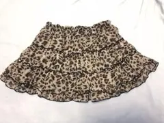 d.i.a系ヒョウ柄フリルミニスカート平成ギャル︎　マーズ系　リズリサ　小悪魔