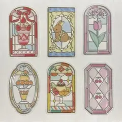 グラスパーラーステッカー　おすそ分け　6枚