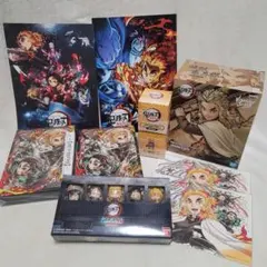 レア未使用●鬼滅の刃無限列車入場特典煉獄フィギュアすわらせ隊DVDまとめ