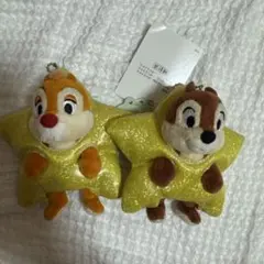 チップとデール ぬいぐるみバッジ 七夕 2019