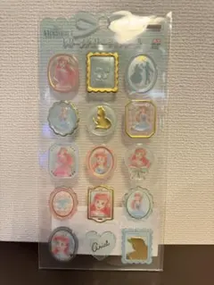 レリーフデコレーションシール　アリエル　ディズニー　新品未使用