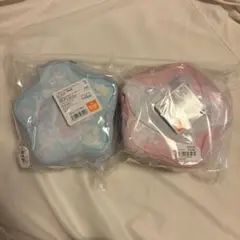 サンリオ　リトルツインスターズ　星型ポーチ　雪灯りのファンタジー　ブルー　ピンク