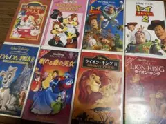 VHS ディズニー作品8本セット