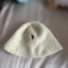 U.S. POLO ASSN. ホワイトバケットハット