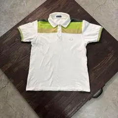 7SM2 【FREDPERRY】90’s ロゴ刺繍ポロシャツ　アイビー　古着