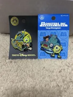 モンスターズ・インク 26周年記念ピンバッジ