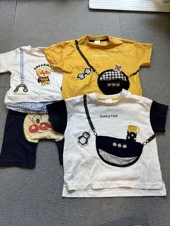 アカチャンホンポ　夏服アンパンマンセットアップ＋Tシャツ95センチ２枚セット
