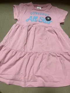 CONVERSE ピンク ティアードドレス 110