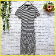 【FOREVER21】 (M) ワンピース ボーダー柄 半袖 レディース