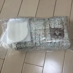 ポール&ジョー　JAL ポーチ　ツイード　POAL&JOE 機内販売　猫のサムネイル
