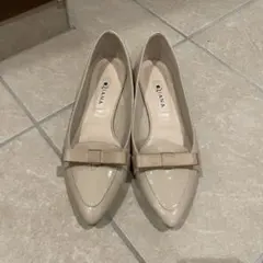 ダイアナ DIANA ピンクベージュパンプス 23センチ　卒園式 入園式