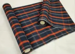 紬　反物　着尺　アンサンブル　格子