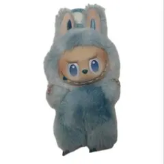 ラブブ 水色 ぬいぐるみキーホルダー