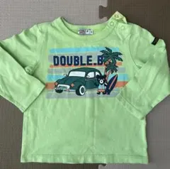 DOUBLE.B Tシャツ 90サイズ ライトグリーン