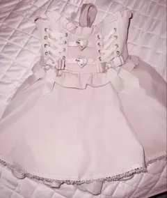 LIZLISA レースアップコルセットライクスカパン