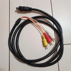新品未使用 金メッキ HDMI A/M TO RCA3 変換ケーブル 1.5m
