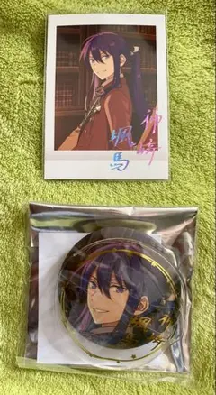 神崎颯馬　あんスタ　5周年展示会 缶バッチ+ぱしゃっつ