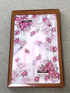 新品未使用◎LANCEL ハンカチ ローズ ペイズリー柄　2枚のサムネイル