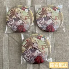 匿名配送 東方Project ラッキー缶バッジBOX 霧雨魔理沙 3点セット