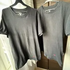 Supreme シュプリーム ヘインズ Tシャツ ブラック 2枚セット