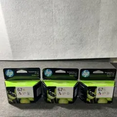 HP67 XL純正インクカートリッジ カラー 3YM58AA 3個セットのサムネイル