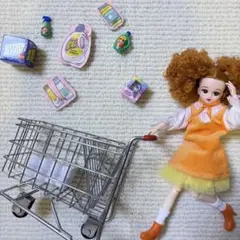 ハンドメイド　スーパー　クッション　りかちゃん　22ドール　ドール