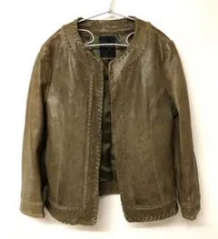 DAMA Collection ダーマコレクション レザー ノーカラージャケットのサムネイル