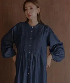 URBAN RESEARCH Sonny Label⭐︎デニムピンタックワンピース