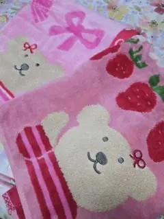 レインボーベア　ハンドタオル 2枚セット