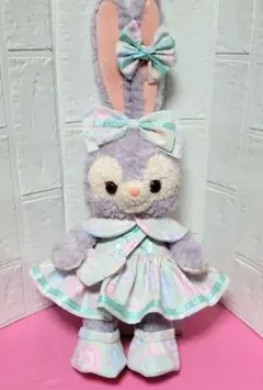 【6点セット】 うさみみケープ付きワンピース②　ハンドメイドコスチューム