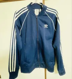 adidas (￼アディダス) ネイビー トラックジャケット　L size