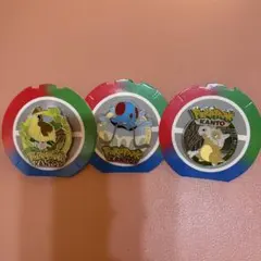 ポケパークカントー限定 ピンバッジ 3種セット カラカラ ポッポ メノクラゲ